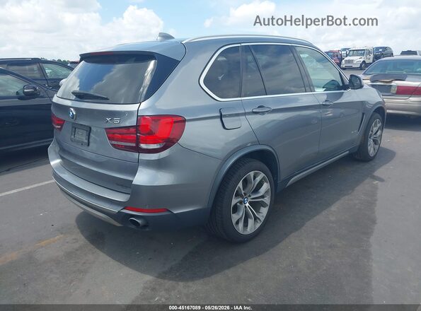 5UXKR2C54H0U21179 2017 BMW X5 Silver უკანა მარჯვენა