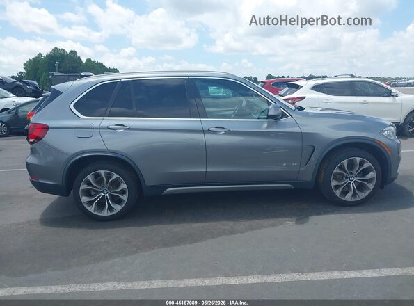 5UXKR2C54H0U21179 2017 BMW X5 Silver უკანა სალონის ხედი