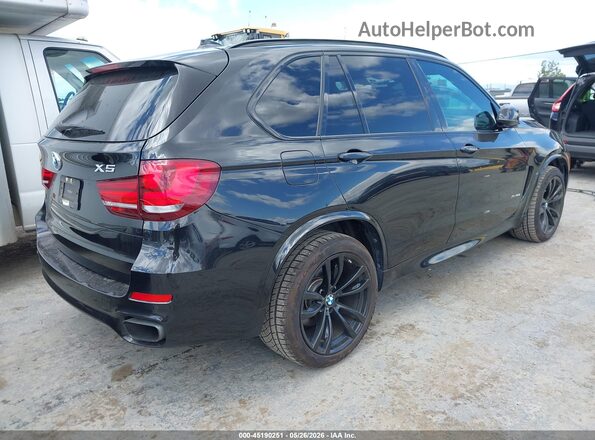 5UXKR6C58H0J84381 2017 BMW X5 Черный Задняя правая четверть