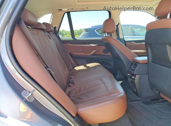 5UXKT0C52G0F75252 2016 BMW X5 Gray Սալոնի հետևի տեսք