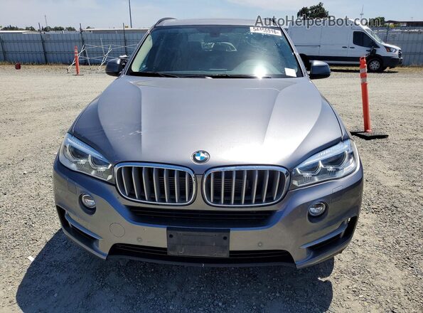 5UXKT0C52G0F75252 2016 BMW X5 Gray Դիմացի տեսք