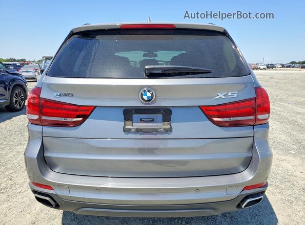5UXKT0C52G0F75252 2016 BMW X5 Gray Հետևի տեսք