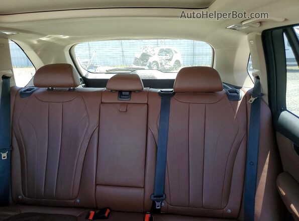 5UXKT0C52G0F75252 2016 BMW X5 Gray Հետևի նստատեղերի տեսք