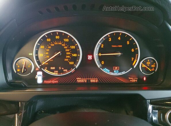 5UXKT0C53G0S75300 2016 BMW X5 Silver ხელსაწყოთა პანელის ხედი