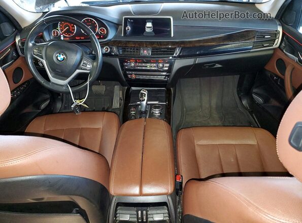 5UXKT0C53G0S75300 2016 BMW X5 Silver წინა პანელის ხედი