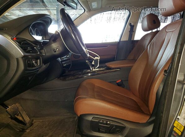 5UXKT0C53G0S75300 2016 BMW X5 Silver წინა სალონის ხედი