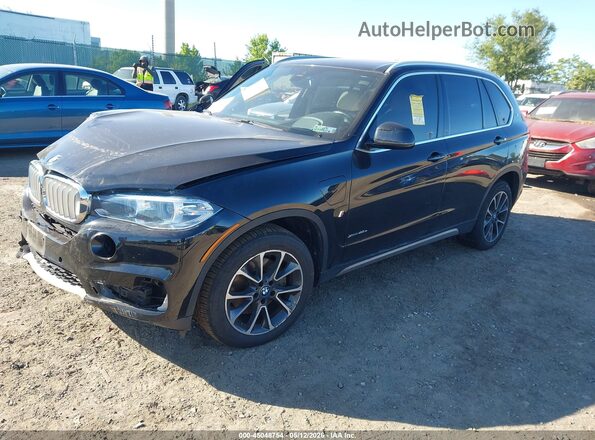 5UXKT0C53J0W02530 2018 BMW X5 Black Առջևի ձախ երեք քառորդ տեսարան