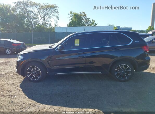 5UXKT0C53J0W02530 2018 BMW X5 Black Սալոնի 360 աստիճան տեսք