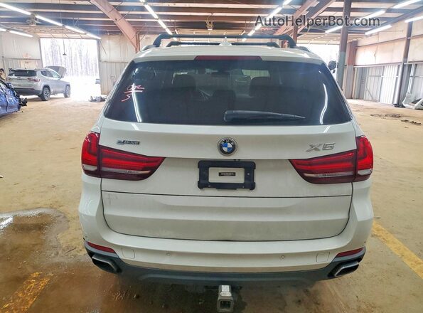 5UXKT0C55G0S75413 2016 BMW X5 White Widok z tyłu