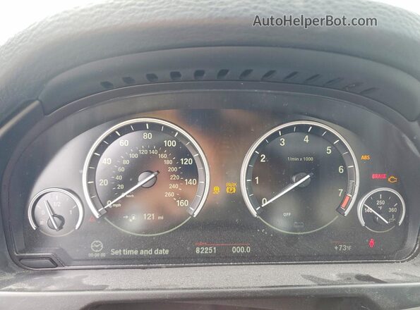 5UXKT0C56J0W04109 2018 BMW X5 Black Widok zestawu wskaźników
