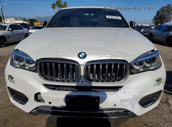 5UXKU0C52K0S97665 2019 BMW X6 White Դիմացի տեսք