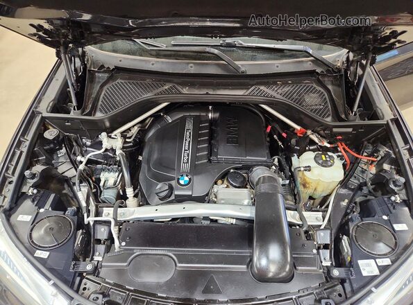 5UXKU0C55K0S97708 2019 BMW X6 Gray Вид підкапотного простору