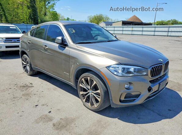 5UXKU2C33H0U28914 2017 BMW X6 Золотой Передняя правая четверть