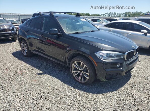 5UXKU2C33H0X47195 2017 BMW X6 Black Przód prawy