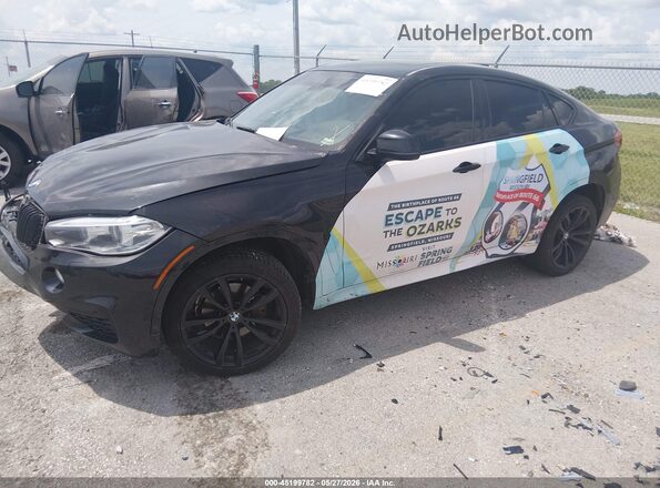 5UXKU2C3XH0X46979 2017 BMW X6 Black Przód lewy