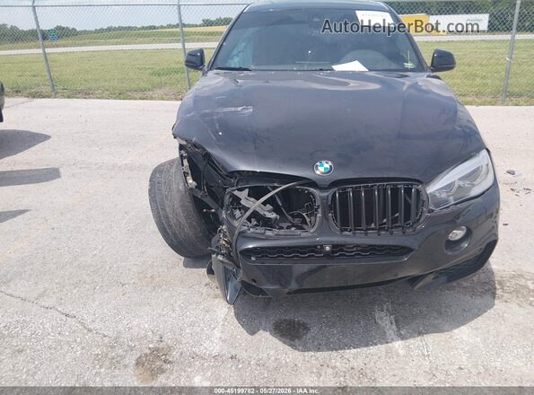 5UXKU2C3XH0X46979 2017 BMW X6 Black Widok zestawu wskaźników