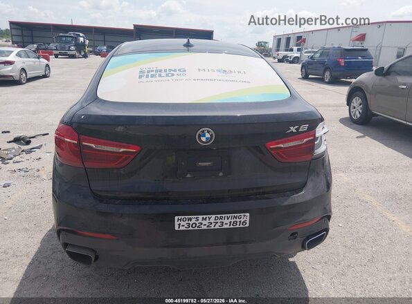5UXKU2C3XH0X46979 2017 BMW X6 Black 