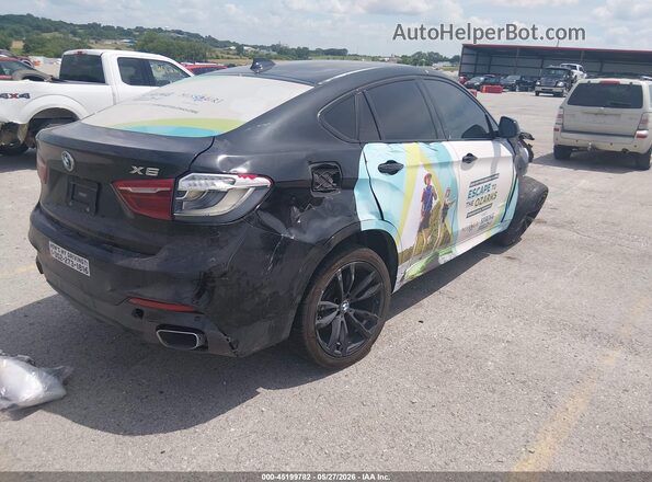 5UXKU2C3XH0X46979 2017 BMW X6 Black Tył prawy