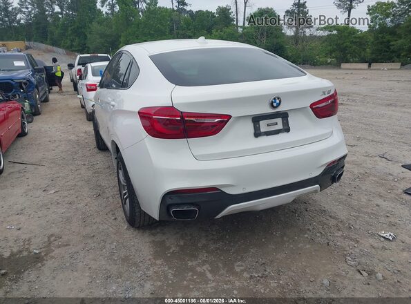 5UXKU2C50J0X51535 2018 BMW X6 White 