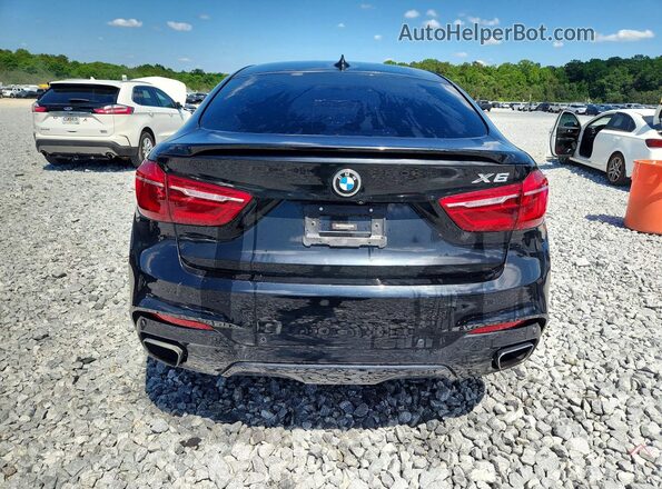 5UXKU2C51G0N80643 2016 BMW X6 Black უკანა ხედი