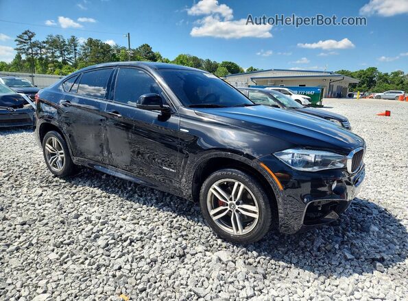 5UXKU2C51G0N80643 2016 BMW X6 Black წინა მარჯვენა