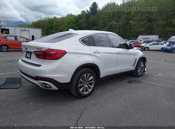 5UXKU2C55K0Z63803 2019 BMW X6 White 