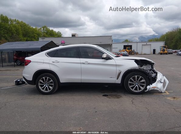 5UXKU2C55K0Z63803 2019 BMW X6 White 