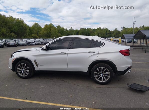 5UXKU2C55K0Z63803 2019 BMW X6 White 