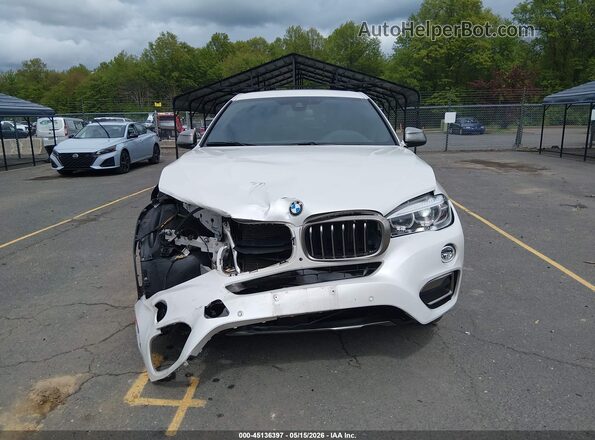 5UXKU2C55K0Z63803 2019 BMW X6 White 