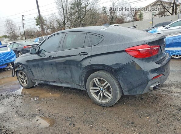 5UXKU2C56J0Z62058 2018 BMW X6 Black Задня ліва чверть