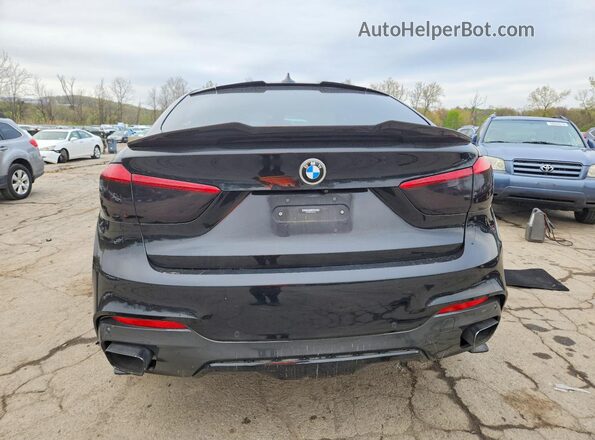 5UXKU2C56K0Z64751 2019 BMW X6 Черный Вид сзади