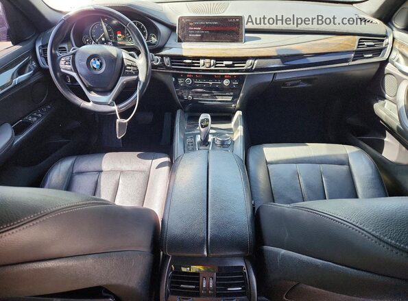 5UXKU2C57J0X49569 2018 BMW X6 Gray Вид панелі приладів