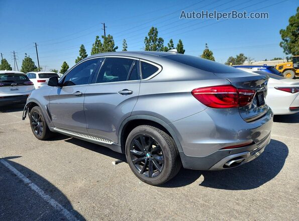 5UXKU2C57J0X49569 2018 BMW X6 Gray Задня ліва чверть