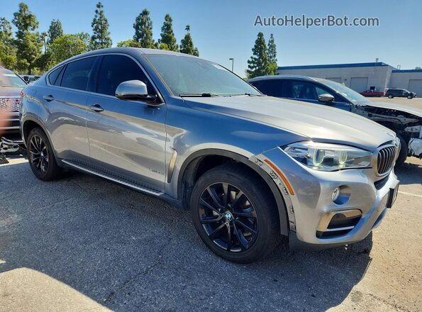 5UXKU2C57J0X49569 2018 BMW X6 Gray Передня права чверть