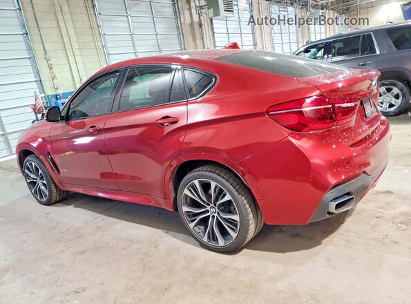 5UXKU2C57J0Z60979 2018 BMW X6 Red Հետևի ձախ