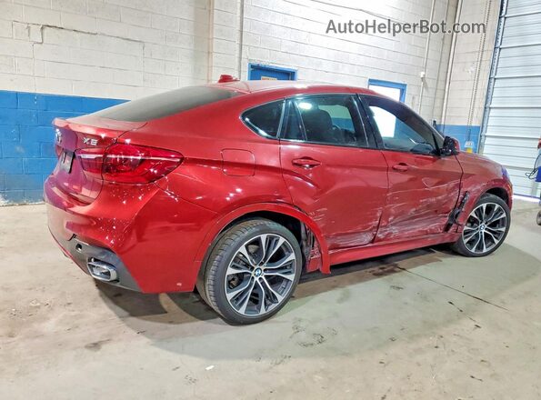 5UXKU2C57J0Z60979 2018 BMW X6 Red Հետևի աջ