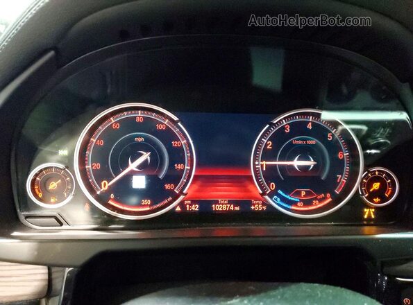 5UXKU2C57J0Z60979 2018 BMW X6 Red Սարքավորումների վահանակի տեսք