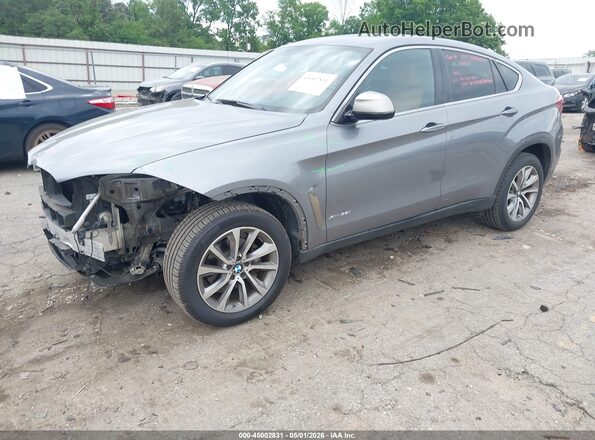 5UXKU2C58J0Z61932 2018 BMW X6 Gray Передня ліва чверть