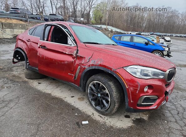 5UXKU2C58K0Z62807 2019 BMW X6 Red 