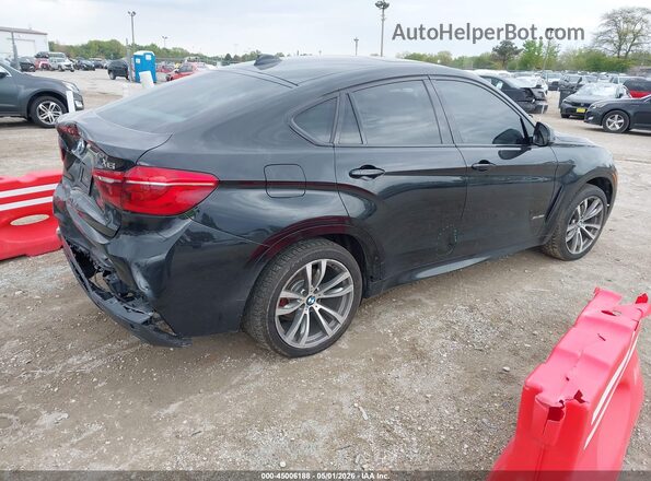 5UXKU2C59H0N85008 2017 BMW X6 Black Задня права чверть