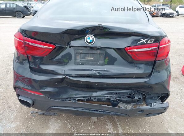 5UXKU2C59H0N85008 2017 BMW X6 Black Вид спереду