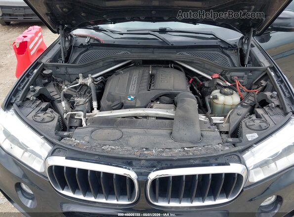 5UXKU2C59H0N85008 2017 BMW X6 Black Вид ззаду