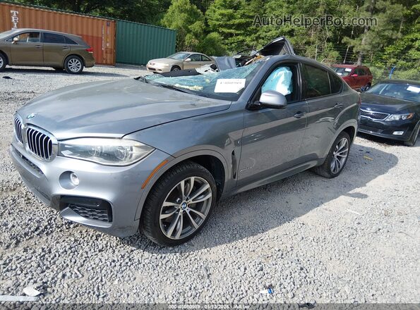 5UXKU6C53G0R34444 2016 BMW X6 Black წინა მარცხენა ხედი სამი მეოთხედიდან