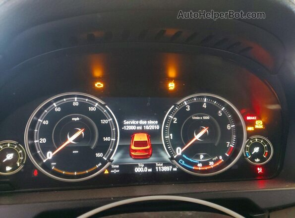 5UXKU6C54G0R33903 2016 BMW X6 Gray Вид щитка приладів