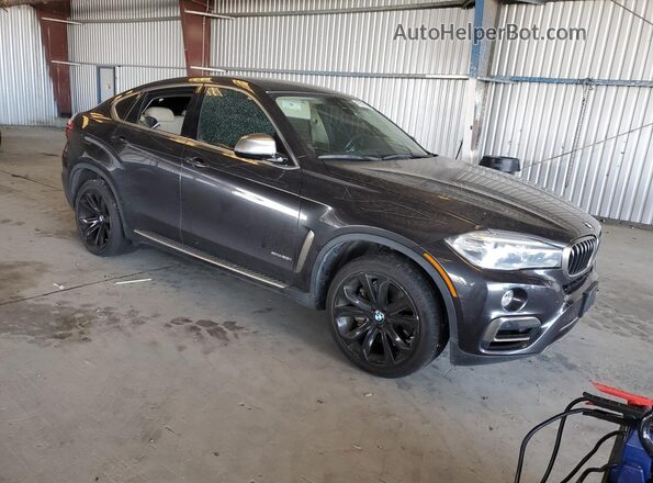 5UXKU6C54G0R33903 2016 BMW X6 Gray Передня права чверть