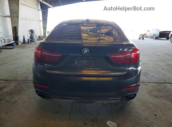 5UXKU6C54G0R33903 2016 BMW X6 Gray Вид ззаду