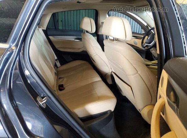 5UXKU6C54G0R33903 2016 BMW X6 Gray Вид задніх сидінь