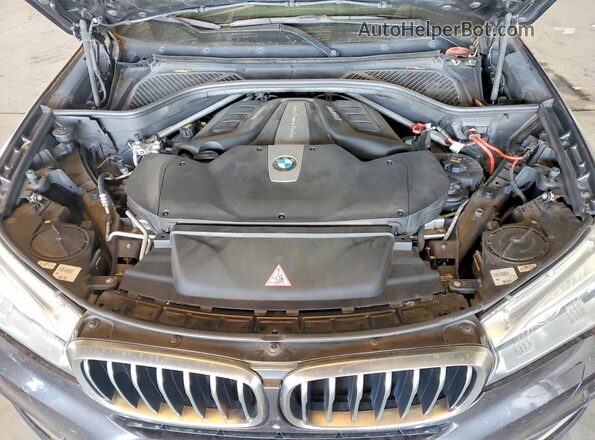 5UXKU6C54G0R33903 2016 BMW X6 Gray Вид задньої частини салону