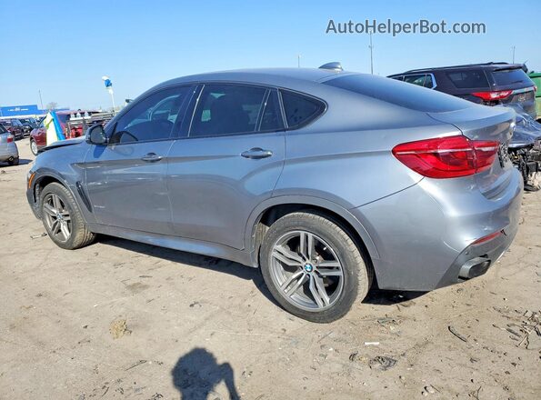 5UXKU6C56G0R34177 2016 BMW X6 Silver Tył prawy