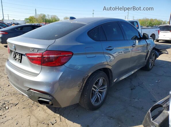 5UXKU6C56G0R34177 2016 BMW X6 Silver Przód prawy
